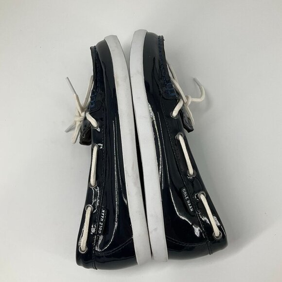 Cole Haan Womens Nantucket Camp Moc Slip On Lace Navy Blue W05747 Size 8B - Picture 5 of 10